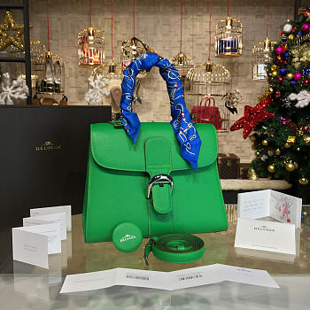 CohotBag delvaux mm brillant satchel emerald green 1508