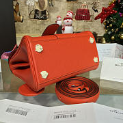 Delvaux Mini Brillant Satchel Orange 1513 - 6