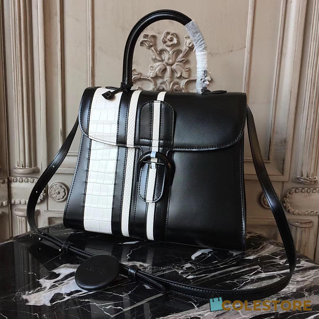 Delvaux Mini Brillant Satchel Black 1525 - 1