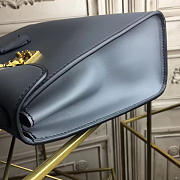 Dioraddict Calfskin Handbag Rouge in Blue 30cmx23cmx12cm - 3