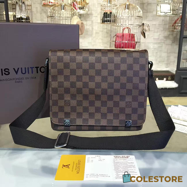  louis vuitton district CohotBag  mm damier ebene 3581 - 1