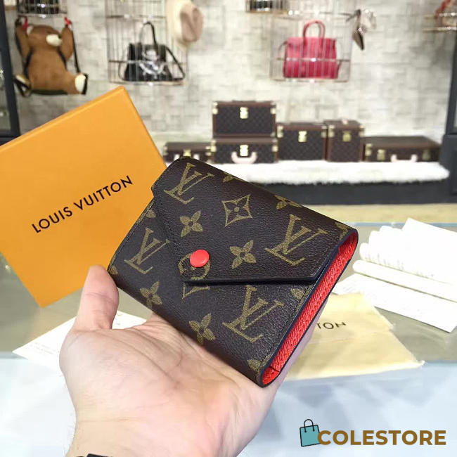 Louis Vuitton Victorine Wallet Red 3592  - 1
