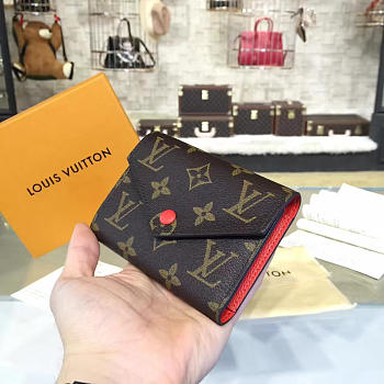 Louis Vuitton Victorine Wallet Red 3592 