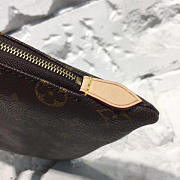 Louis Vuitton Leather Clutch Bag Monogram 3722 - 6