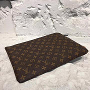 Louis Vuitton Leather Clutch Bag Monogram 3722 - 4