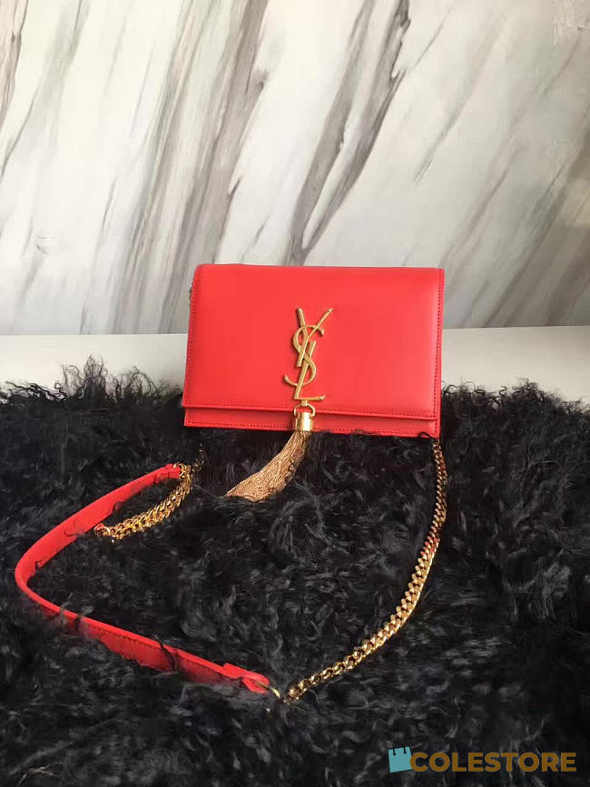 YSL Monogram Kate Bag With Leather Tassel 4998 - 1