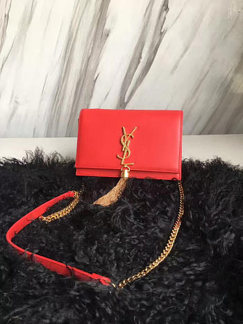 YSL Monogram Kate Bag With Leather Tassel 4998