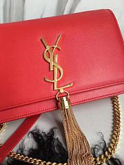 YSL Monogram Kate Bag With Leather Tassel 4998 - 5
