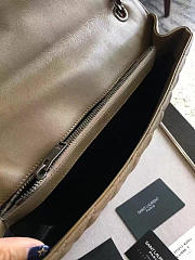 YSL Envelop Satchel Brown 5123 - 4