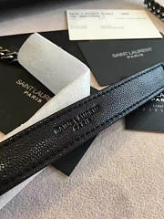 YSL Envelop Satchel Mm Black 5127 - 2