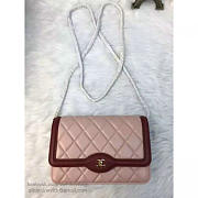 Chanel Lambskin Mini Chain Wallet Light Pink A81023 VS 06505 - 6