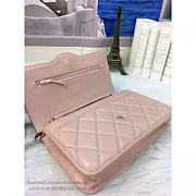 Chanel Lambskin Mini Chain Wallet Light Pink A81023 VS 06505 - 5