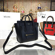 Celine Nano Leather Shoulder Bag Z1028 - 5