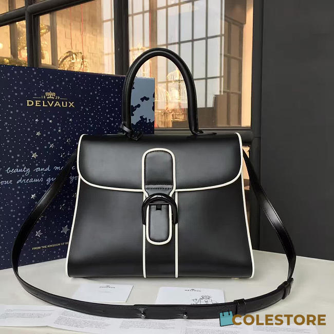 CohotBag delvaux mm brillant satchel smooth leather black 1466 - 1