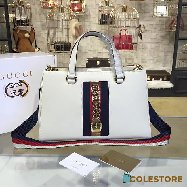 gucci sylvie leather bag CohotBag z2358 - 1