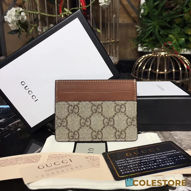 gucci gg leather card holder CohotBag 08 - 1