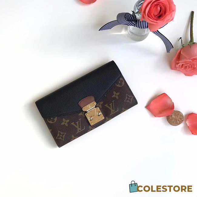 Louis Vuitton Pallas Wallet Noir M58415 - 1