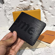 Louis Vuitton Supreme Pocket Wallet Noir - 3