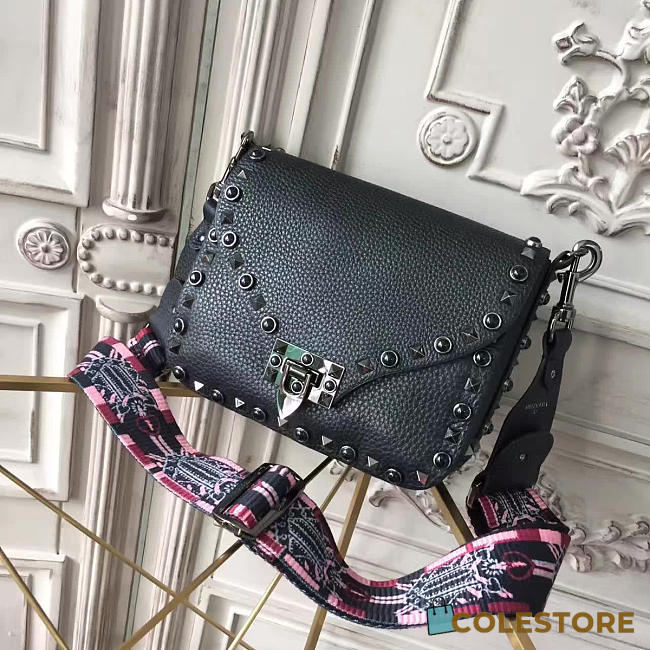 Valentino Guitar Rockstud Rolling Cross Body Bag 4687 - 1