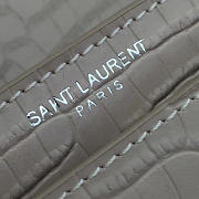 YSL Sunset Monogram Medium Crocodile Embossed Shiny 4727 - 3
