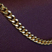 YSL Monogram Kate Grain De Poudre Embossed Leather 4762 - 5