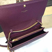 YSL Monogram Kate Grain De Poudre Embossed Leather 4762 - 2