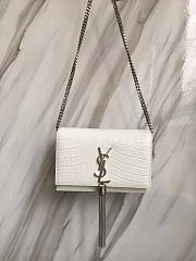 YSL Monogram Kate Bag With Leather Tassel 4993 - 5