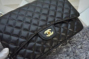 Chanel Caviar Leather Flap Bag With Gold/Silver Hardware Black 33cm  - 4