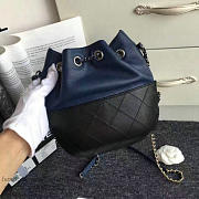 Chanels Gabrielle Purse Blue And Black A98787 VS05032 - 6