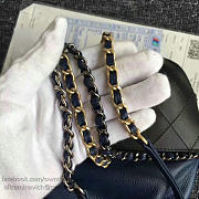 Chanels Gabrielle Purse Blue And Black A98787 VS05032 - 4