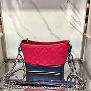 Chanel's Gabrielle Large Hobo Bag Red & Navy Blue A91810 VS02172 - 4