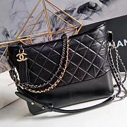 Chanel's Gabrielle Large Hobo Bag Black A93824 VS00185 - 1