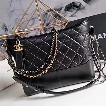 Chanel's Gabrielle Large Hobo Bag Black A93824 VS00185