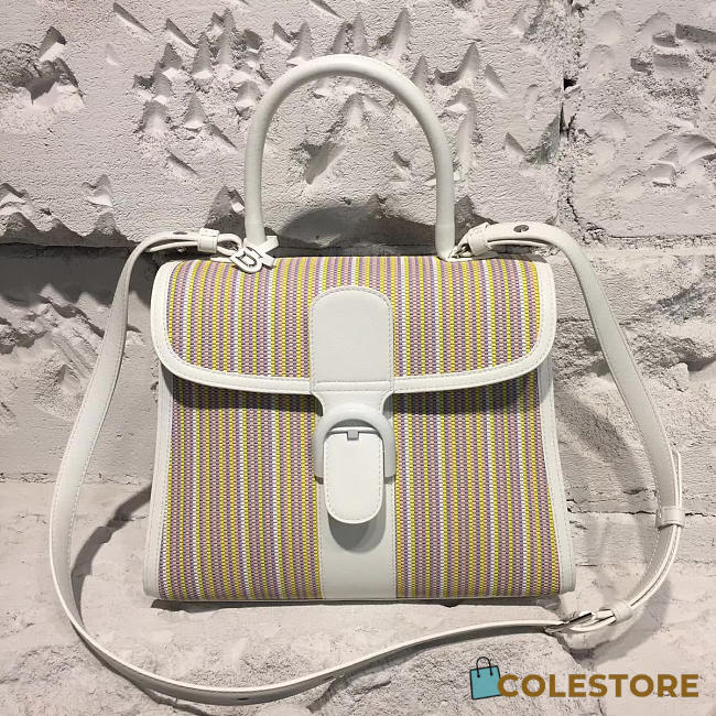 Delvaux Woven Mm Brillant Satchel - 1