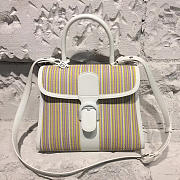 Delvaux Woven Mm Brillant Satchel - 1