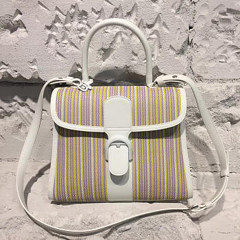 Delvaux Woven Mm Brillant Satchel