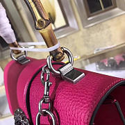 gucci dionysus medium top handle bag rose red leather CohotBag  - 5