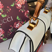 gucci dionysus leather top handle satchel white CohotBag - 6