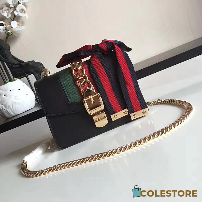 gucci sylvie leather bag CohotBag z2352 - 1