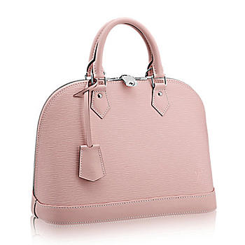 Louis Vuitton Leather Cohotbag  Alma Pm Rose Ballerine M41323