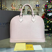 Louis Vuitton Leather Cohotbag  Alma Pm Rose Ballerine M41323 - 4