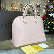 Louis Vuitton Leather Cohotbag  Alma Pm Rose Ballerine M41323 - 3