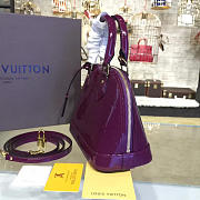 Louis Vuitton Alma Bb Monogram Vernis Leather 3549 - 3
