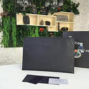 Prada Leather Clutch Bag 4183 - 4