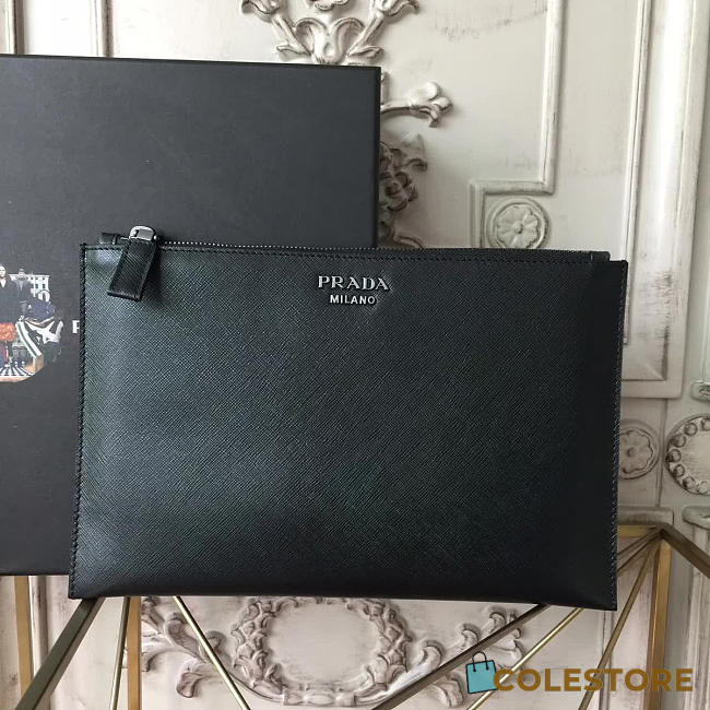Prada Leather Clutch Bag 4194 - 1