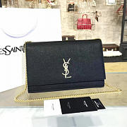 YSL Monogram Kate Grain De Poudre Embossed Leather 4755 - 2