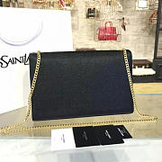YSL Monogram Kate Grain De Poudre Embossed Leather 4755 - 4