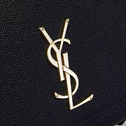 YSL Monogram Kate Grain De Poudre Embossed Leather 4755 - 5