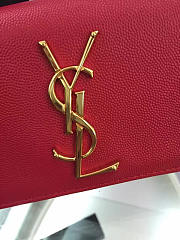 YSL Monogram Kate Grain De Poudre Embossed Leather 4990 - 5