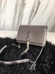 YSL Monogram Kate Bag With Leather Tassel 4992 - 3